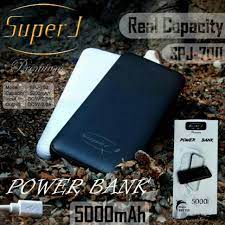 POWERBANK ORIGINAL SUPER J SPJ-700 5000 MAH REAL