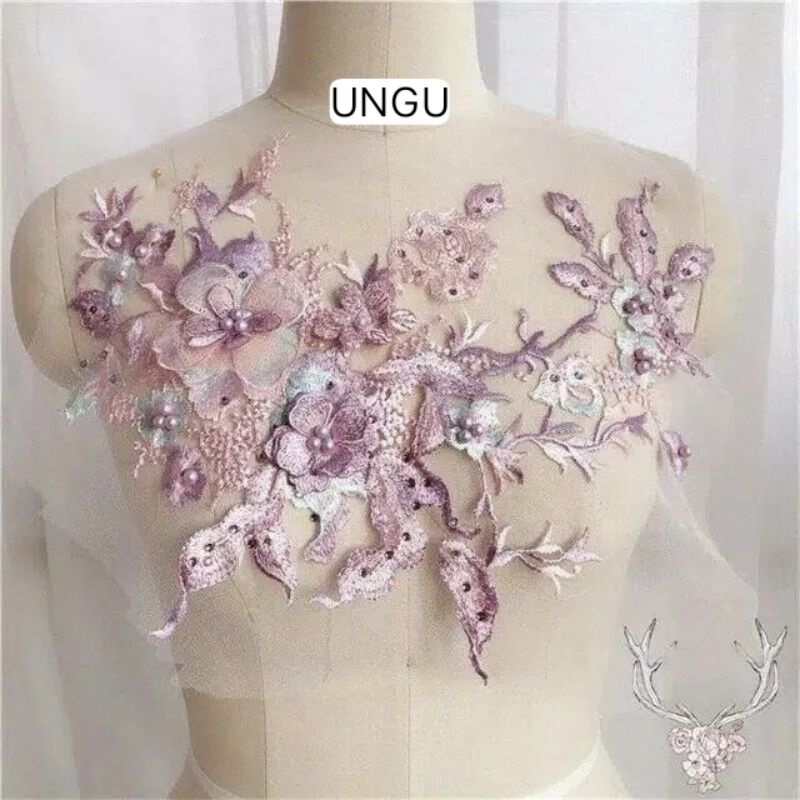 RENDA BUNGA 3D / PATCH LACE