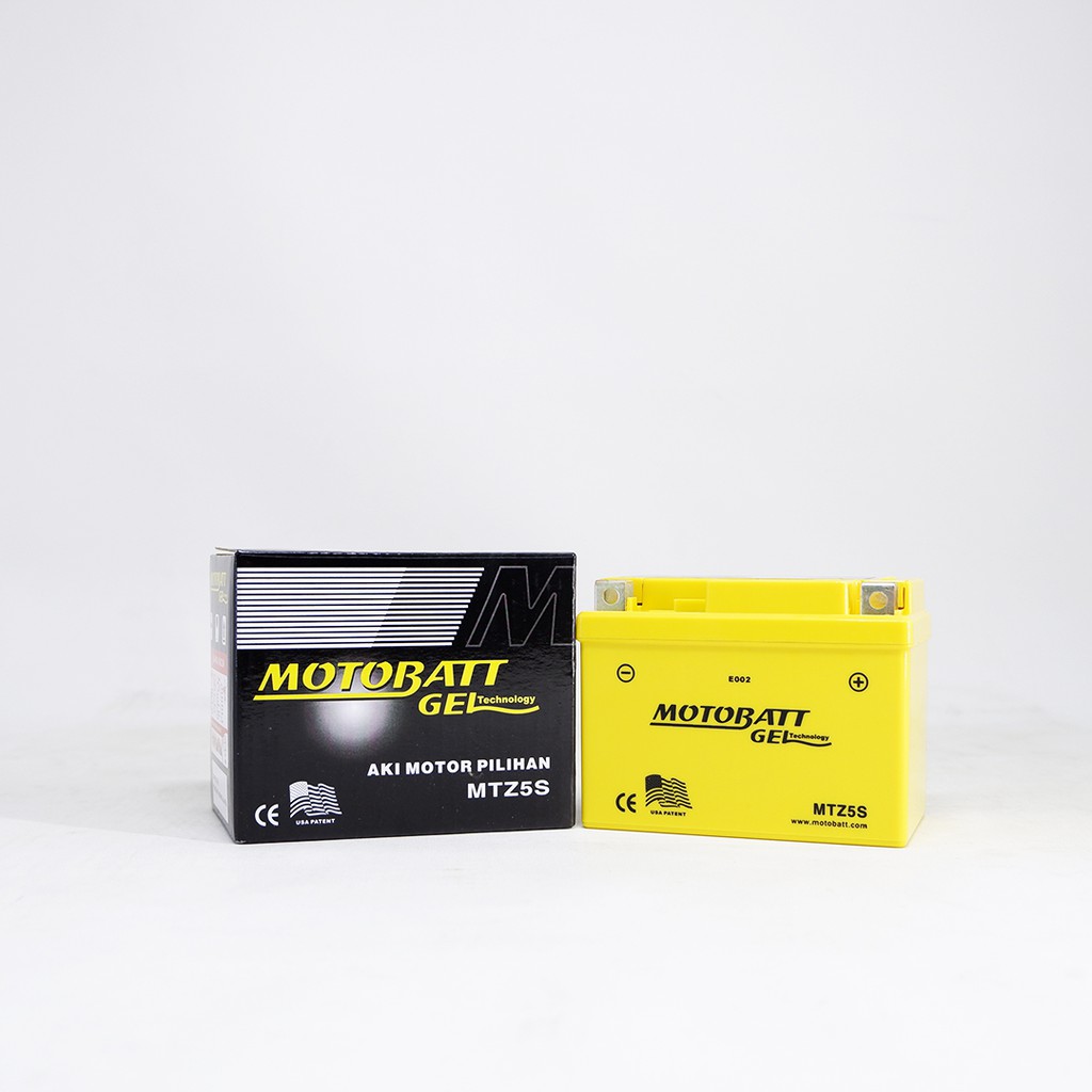  Aki Motor Honda Beat Fi  CW CBS Motobatt MTZ5S Gel Aki  