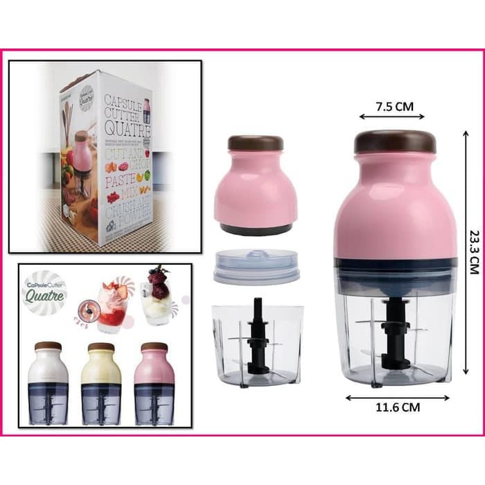 Bagus Capsule Cutter Quatre/ Blender Bentuk Kapsul Serbaguna Diskon