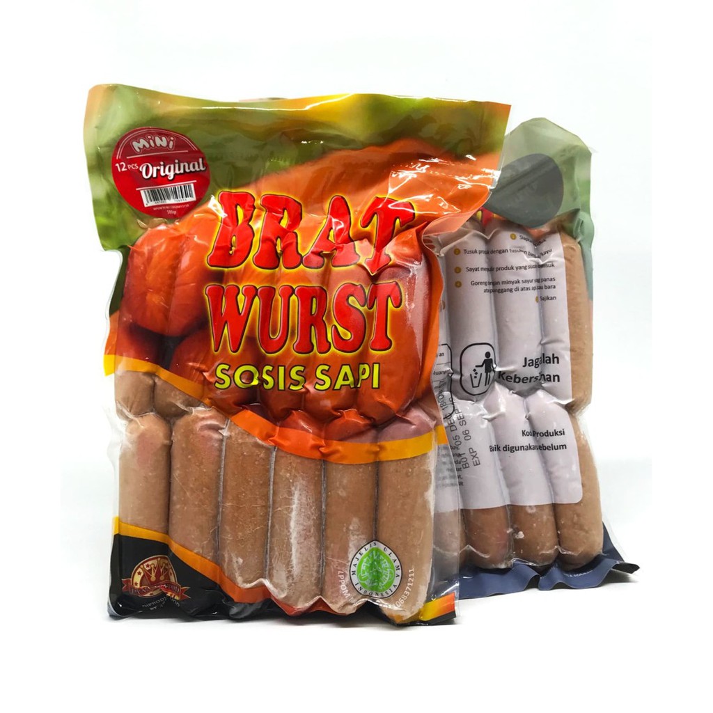 

Sosis Sapi Bratwurst Original dan Original Mini