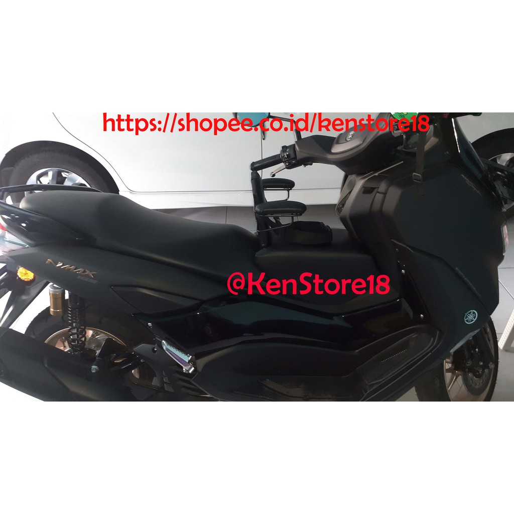 BONCENGAN MOTOR NEW NMAX 2020/ KURSI TAMBAHAN MOTOR DENGAN SANDARAN PUNGGUNG
