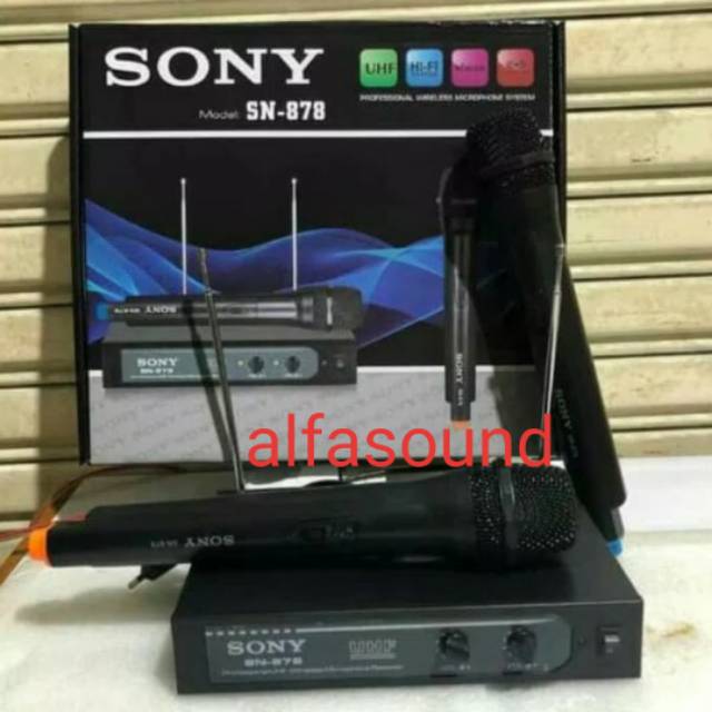 Microphone Wireless Sony SN 878 Mic SN878 Handled