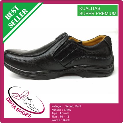 Sepatu Pria Gats Original Slop On Cowok Kulit Asli Murah MP 2601