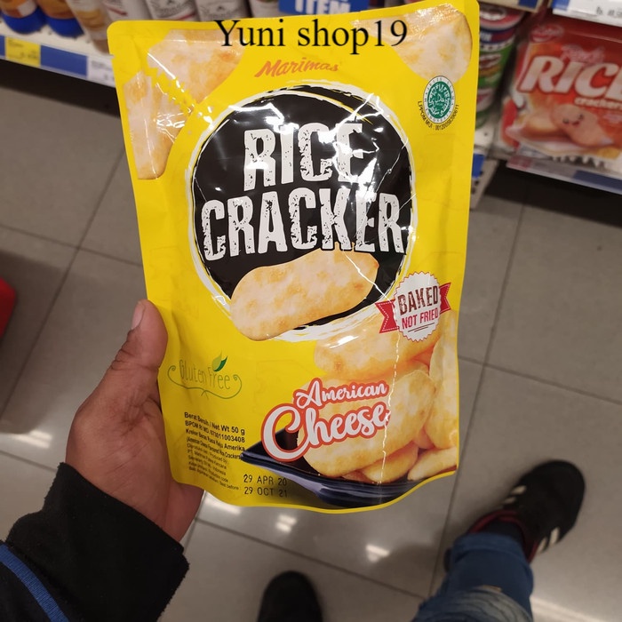 

marimas rice cracker cheese - snack gluten free 50gr