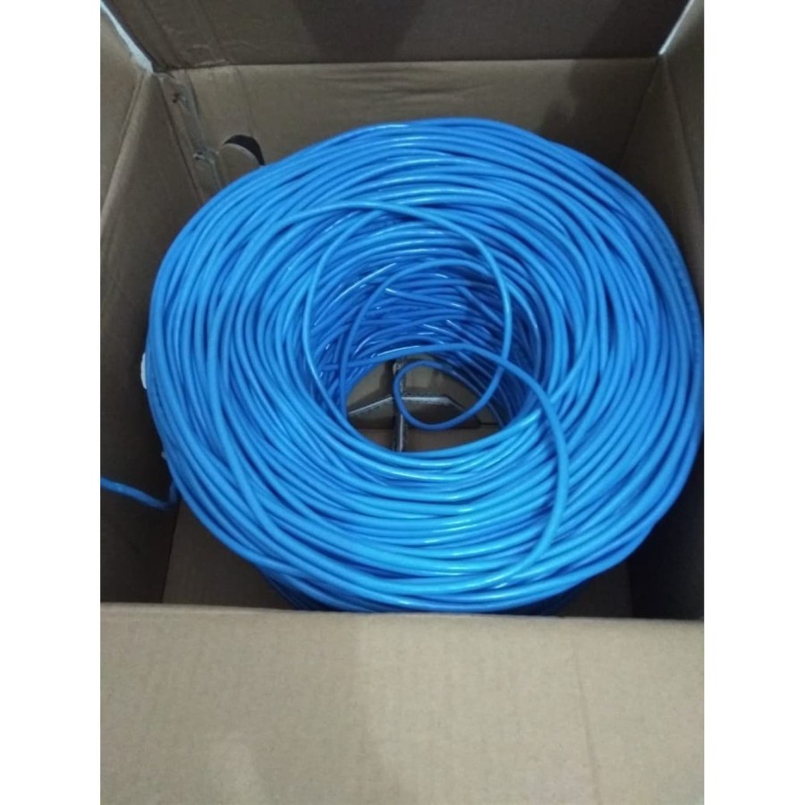 Kabel LAN 100 Meter Cat5e Siap Pakai || Kabel LAN Indoor UTP 100M