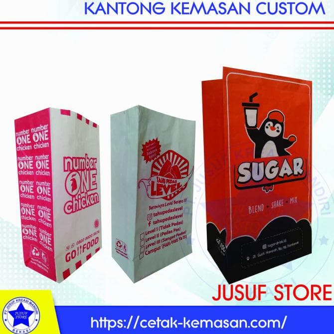 

(TERLARIS) #Paperbag #Kantong #Bungkus Makanan #Kantong Kertas #Foodgrade