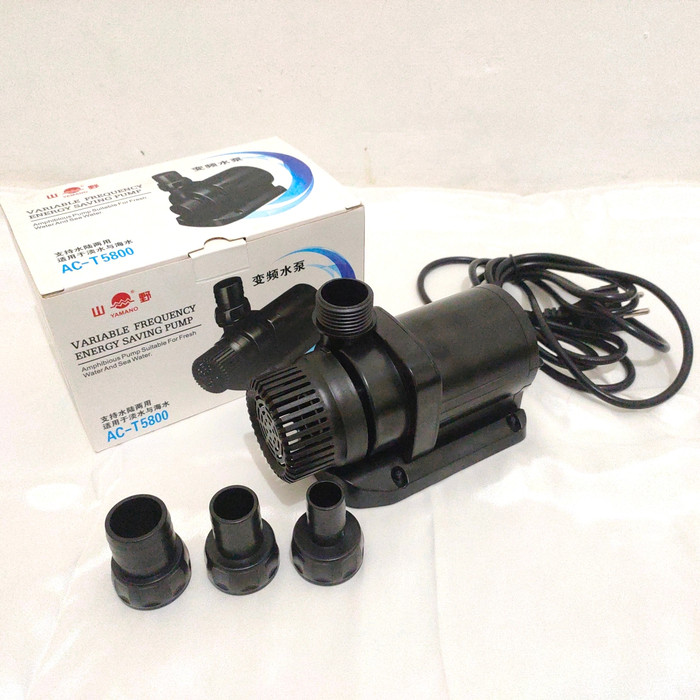 mesin pompa air kolam ikan low watts YAMANO AC-T5800/act 5800