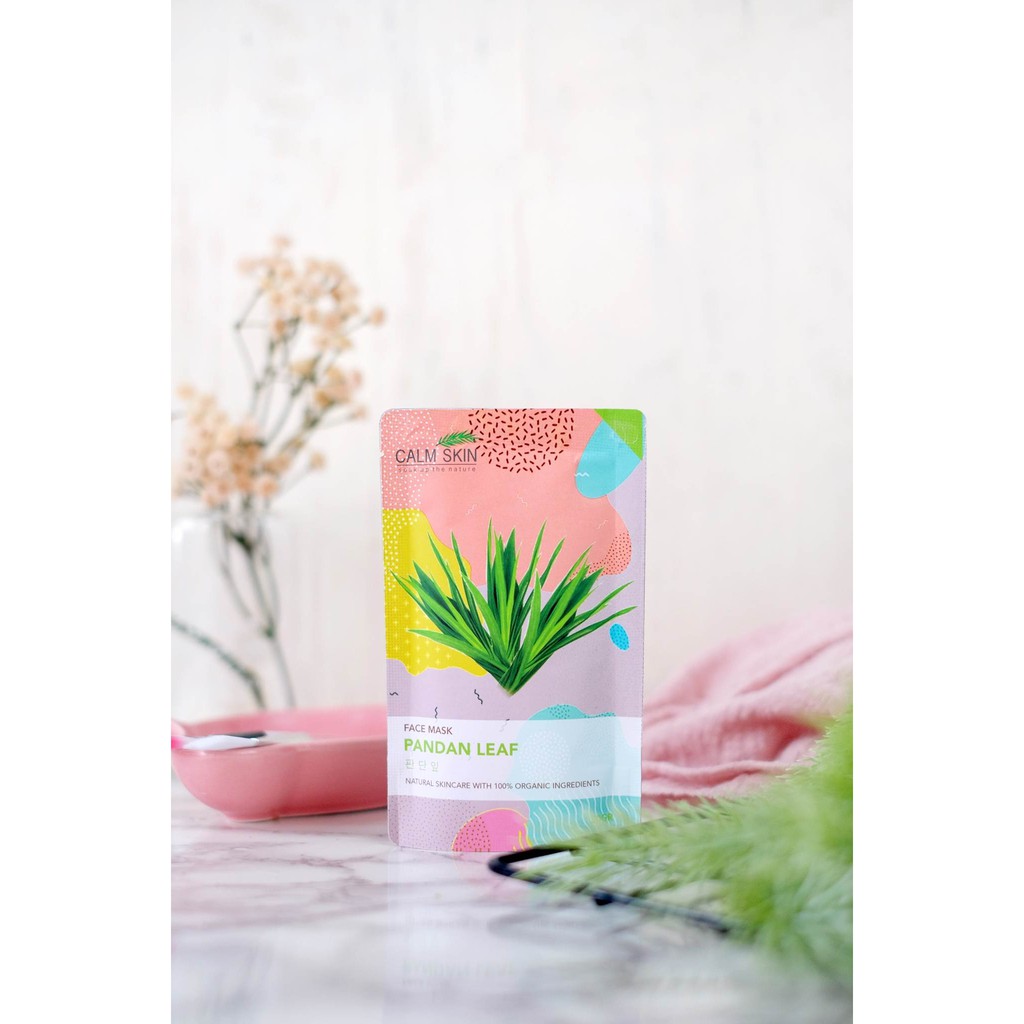 CALM SKIN WASH OFF MASK PANDAN Shopee Indonesia