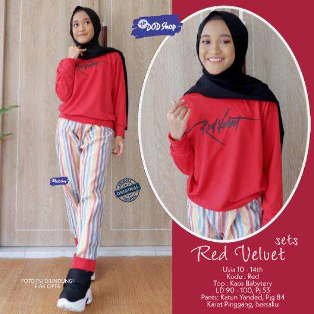  Baju Bayi Red Velvet  BAJUKU