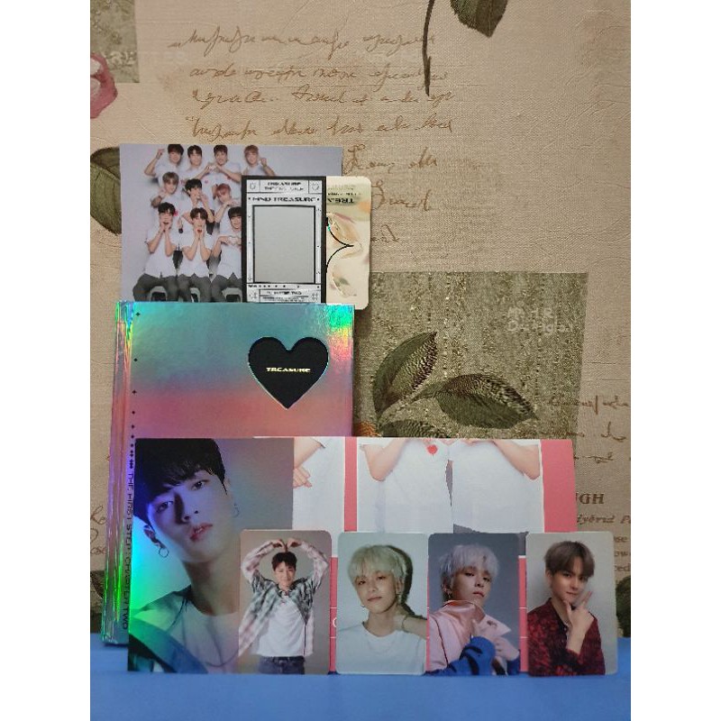 [+POSTER] Album Treasure ; The First Step Chapter two Black Version Haruto Asahi Yoshi Photocard