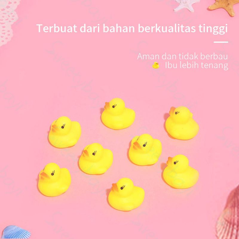 MAINAN BEBEK MAINAN MANDI BUNYI PERLENGKAPAN MANDI SI KECIL (bebek mandi)