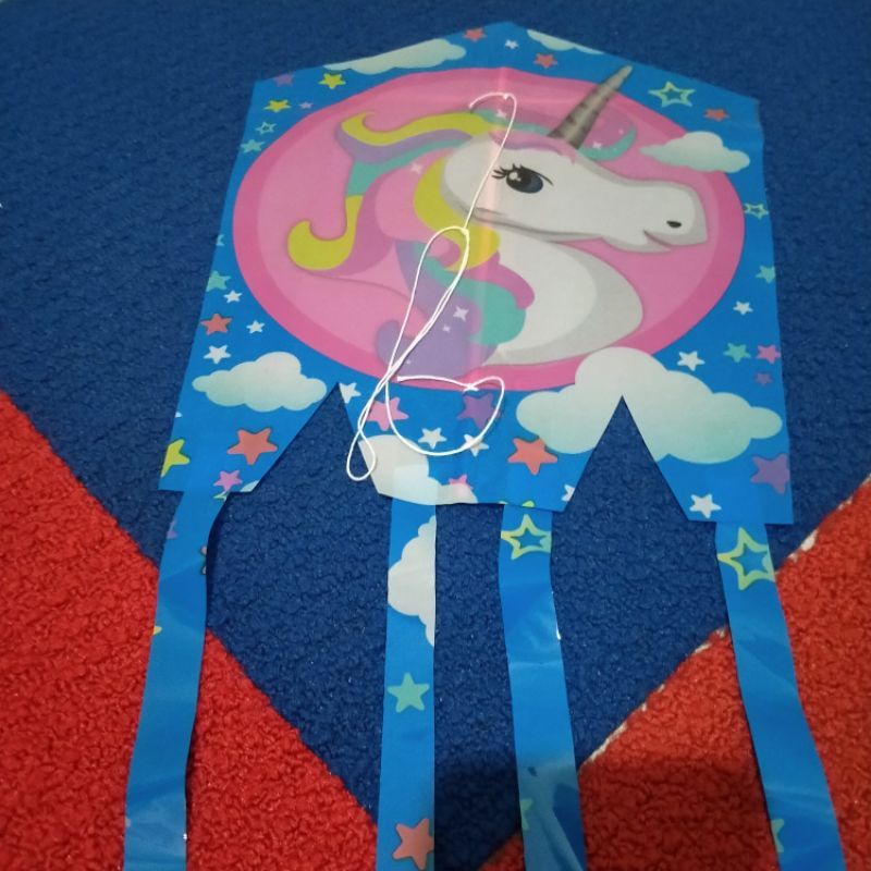 layangan plastik mini karakter gambar super cantik