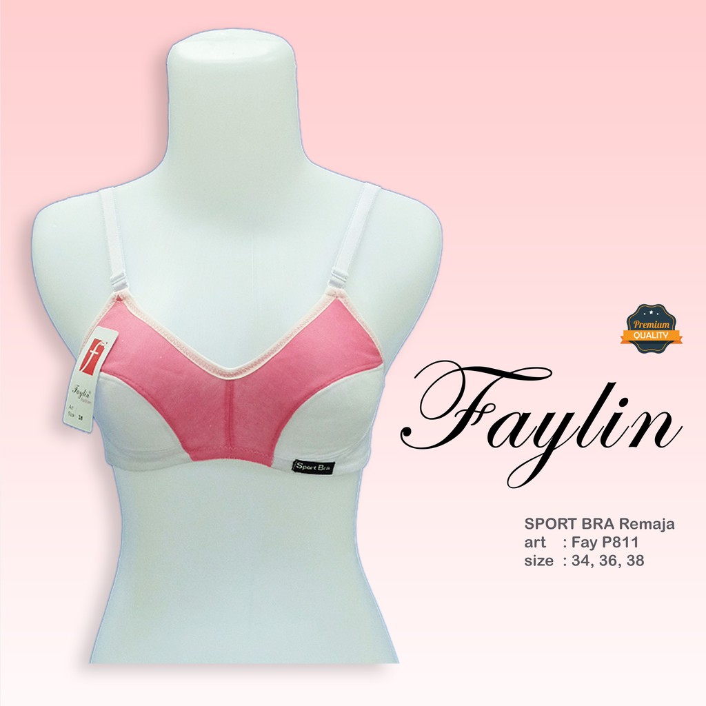 FAYLIN | SPORT BRA Non Busa / BH Sport / BUSA TIPIS TANPA KAWAT/ art Fay P811