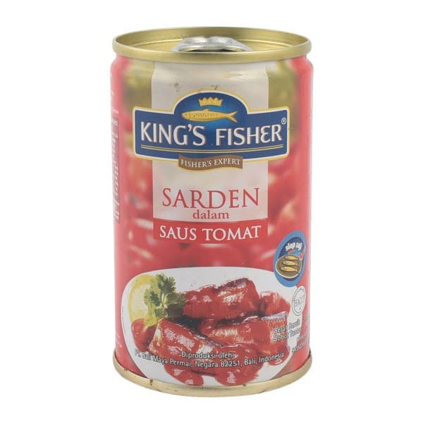 

sa2011aa King'S Fisher Sarden Mini Saus Tomat Makanan Kaleng 155 G Kings Fisher Xa20X1