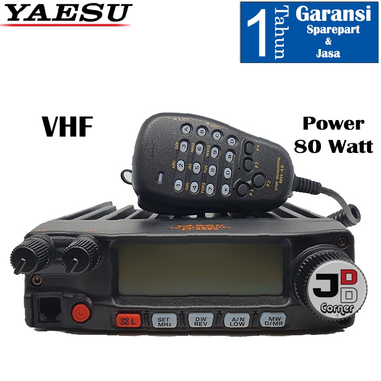 RIG Yaesu FT-2980 VHF Power 80W ORIGINAL Baru Garansi 1 Tahun Mobile Radio FT-2980R FT2980 FT 2980