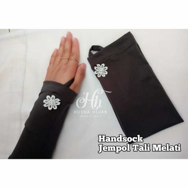 [HUSNA COLLECTION] Handsock Jempol Tali Melati Satu / Handsock Melati