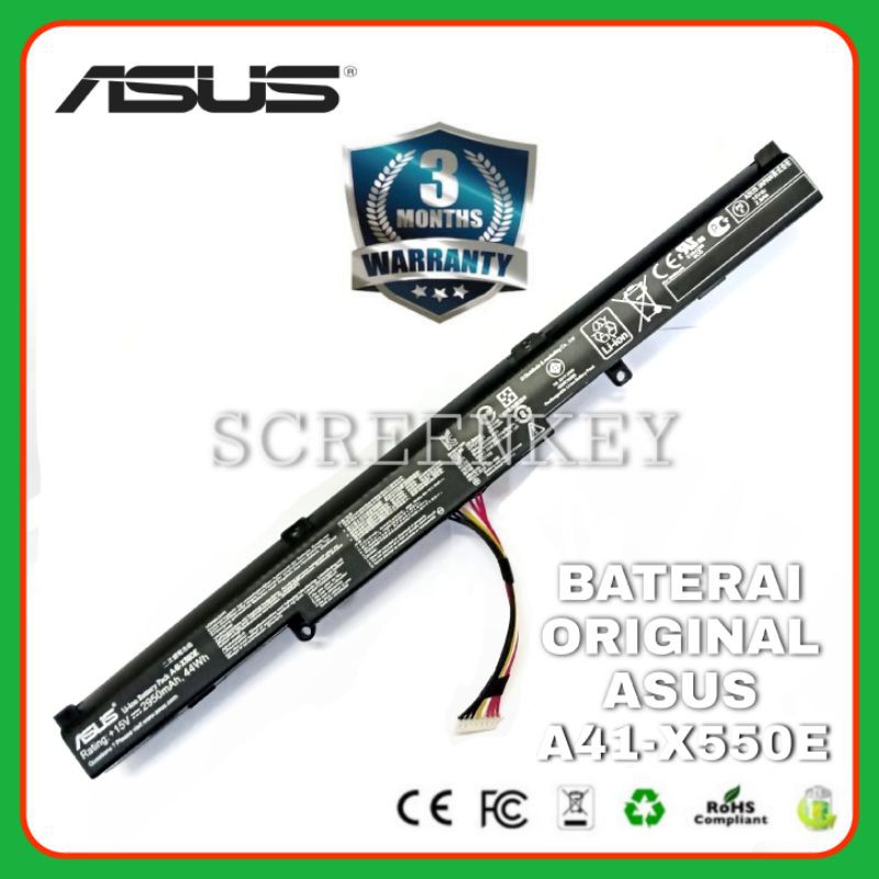 Baterai Laptop ASUS X550E X550Z X550ZA X550D X550DP A41-X550E