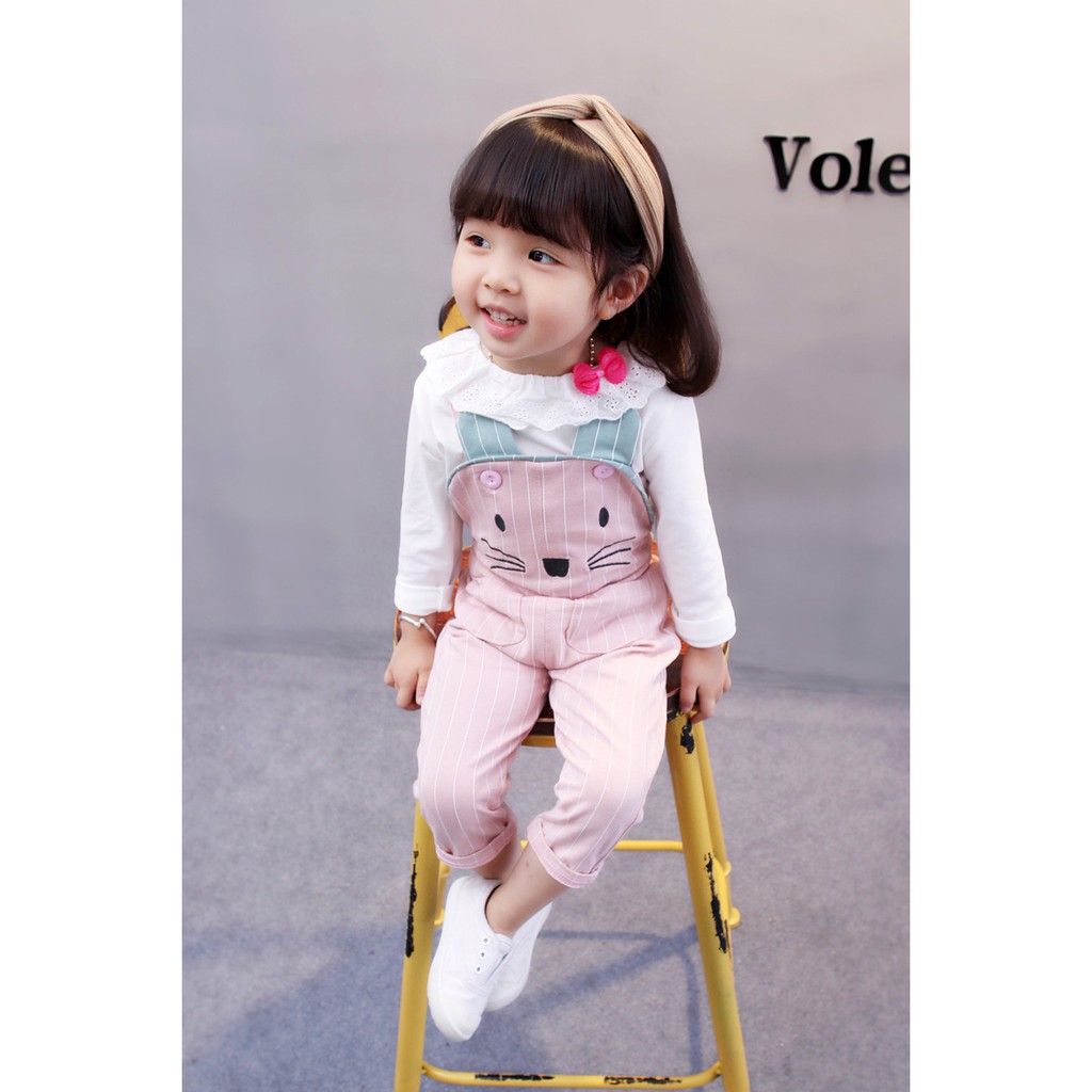 Setelan Baju Anak Import 0184 Pakaian Anak Perempuan Overall Jumpsuit