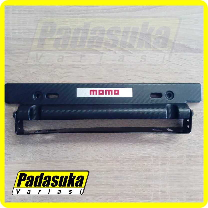 Dudukan Tempat Plat Nomor JDM Momo Hitam