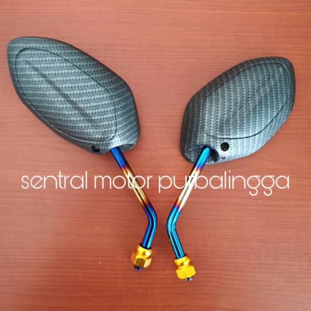 Spion carbon beat honda spion karbon two tone vario esp variasi