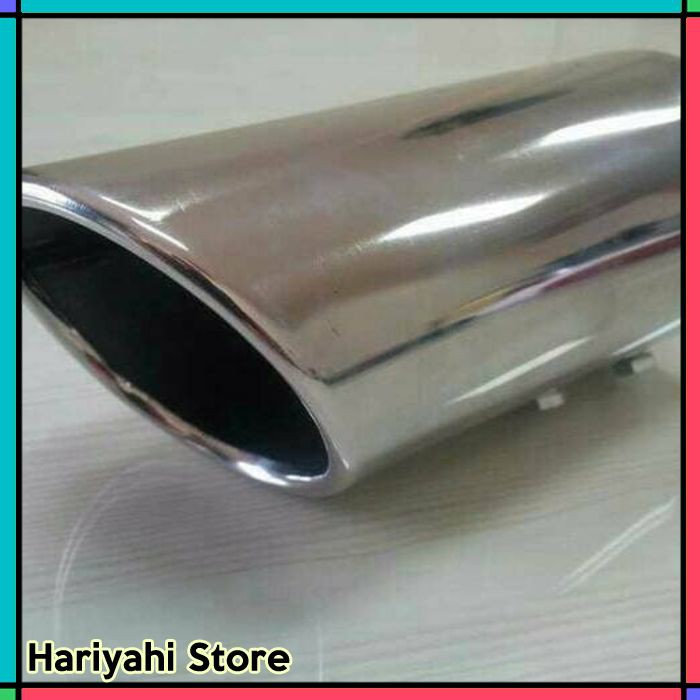 Muffler / Buntut Knalpot Avanza Xenia Lama New Miring Bulat