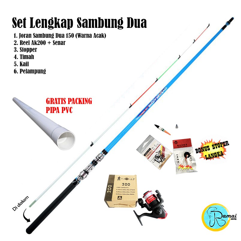 COD SET PANCING JORAN TEGEK KOLONG SAMBUNG DUA 150 KUALITAS IMPOR