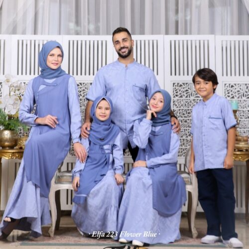 Ethica Sarimbit Elfa 223 Flower Blue