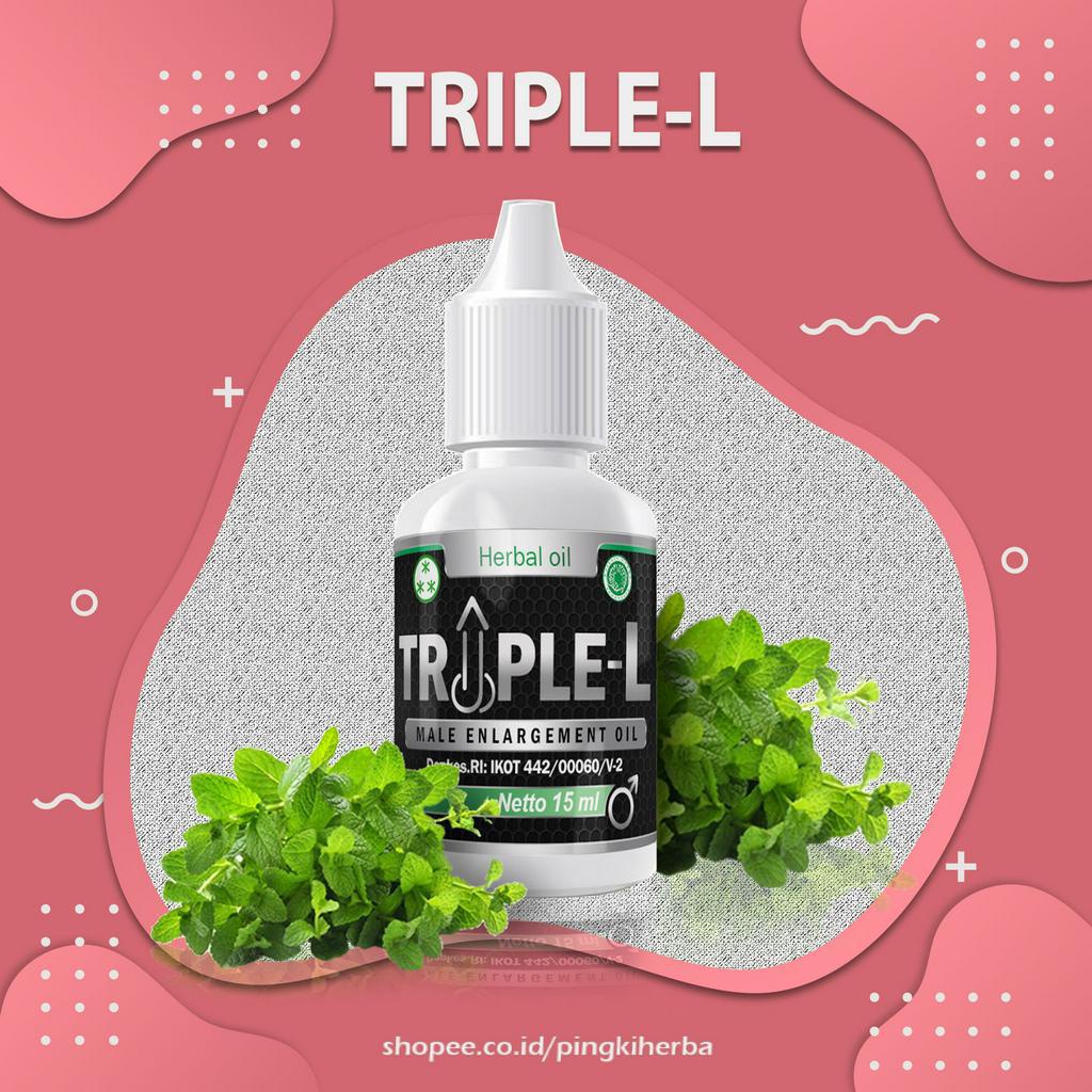 COD - Obat Herbal Oles Pemanjang,. Pembesar, Alat-Kelamin-Vital-Pria Tahan Lama Asli Ampuh TRIPLE EL