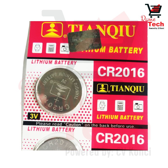 baterai CR2016 tianqiu