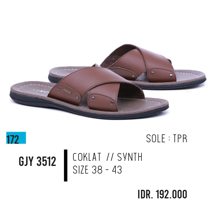 sandal casual pria,sandal cowok,sandal laki laki,sandal garsel murah GJY 3512