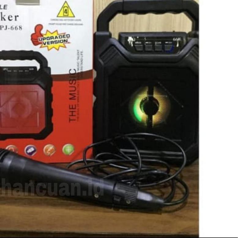 ✵ SPEAKER BLUETOOTH WIRELESS PORTABLE JPJ-668 ℮