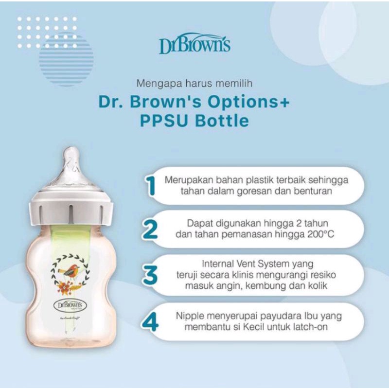 Dr.Brown's Options+ Anti-colic bottle PPSU