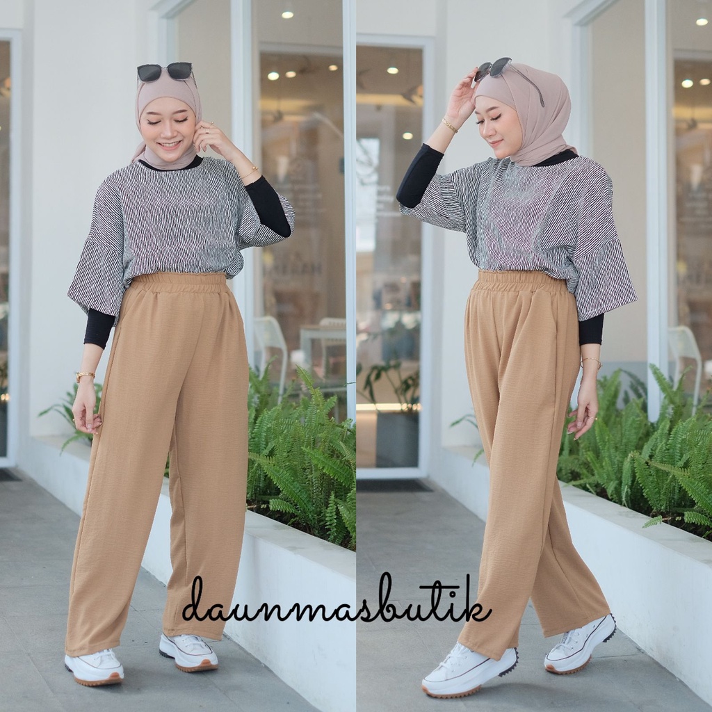 1KG MUAT 4PCS | MAIA PANTS CELANA PANJANG ANTI KUSUT ANTI LECEK HITS OOTD ORIGINAL FASHION WANITA