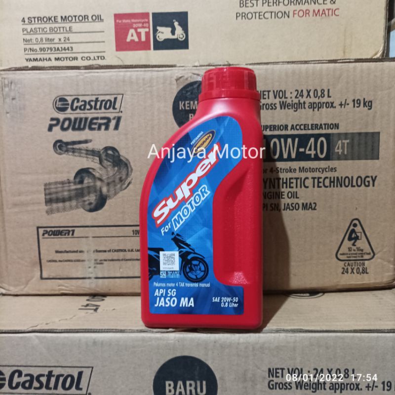 Oli MESRAN SUPER 0.8 - 1L original pertamina