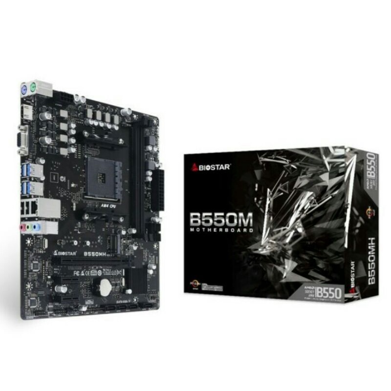 MOTHERBOARD BIOSTAR AMD B550MH AM4 DDR4