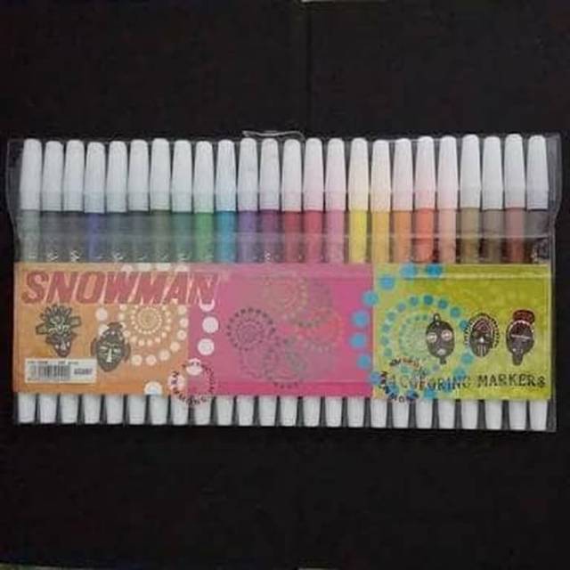 

Spidol warna 24 warna snowman PW-24A