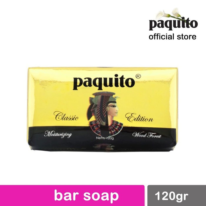 PAQUITO Wood ANTIBACTERIAL MOISTURIZING SOAP Classic 120 GRAM Fold