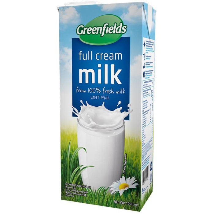 

Greenfields Uht Milk Full Cream 1000Ml