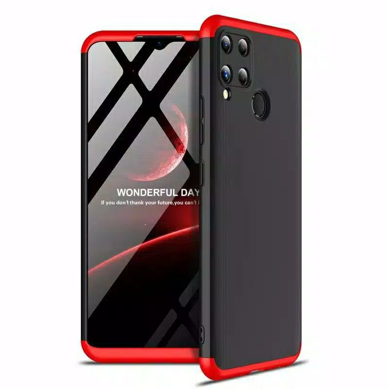 Hard Case Realme C15 Armor Full 360 Cover GKK Casing RealmeC15