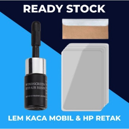 lem kaca mobil penambal kaca yang retak repair kit