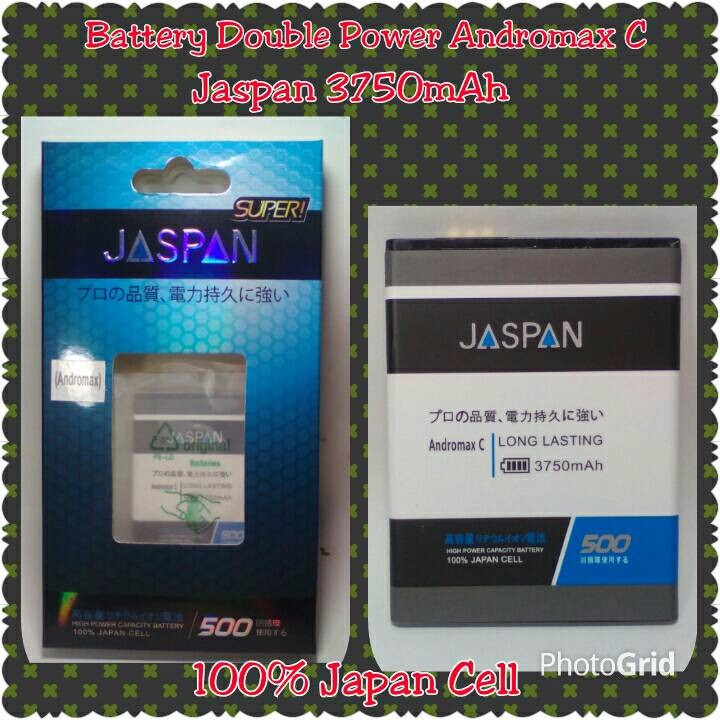 For Andromax/Max C Double Power 3750mAh Jaspan Battery/Baterai BQC