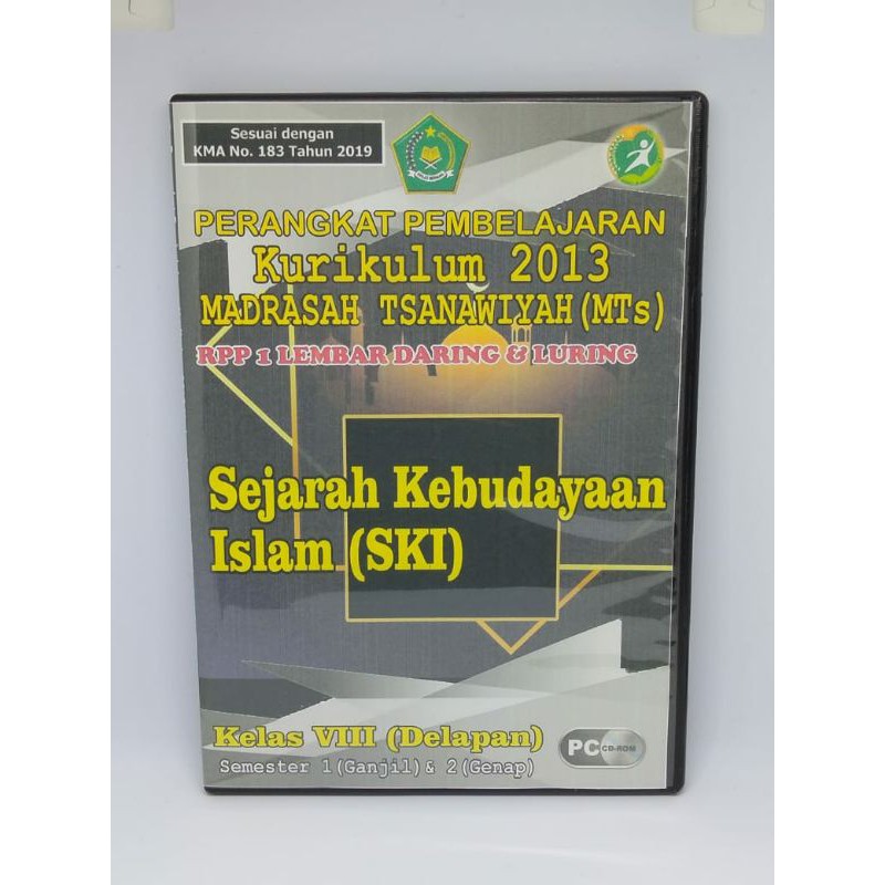 Jual CD PERANGKAT PEMBELAJARAN RPP SKI KELAS VIII 8 SESUAI KMA 183 2019 ...