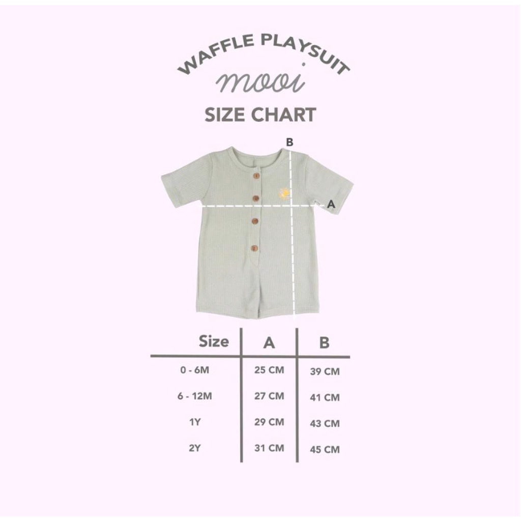 MOOI WAFFLE PLAYSUIT / JUMPER BAYI