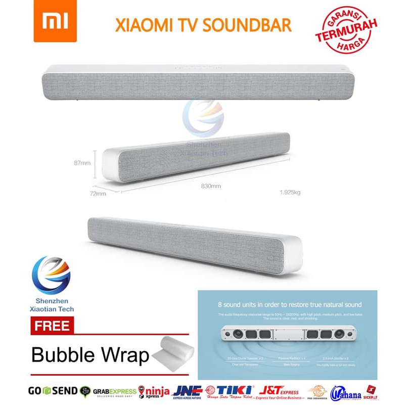 Xiaomi Smart TV Soundbar Audio with 8 speakers Xiaomi Sound Bar TV
