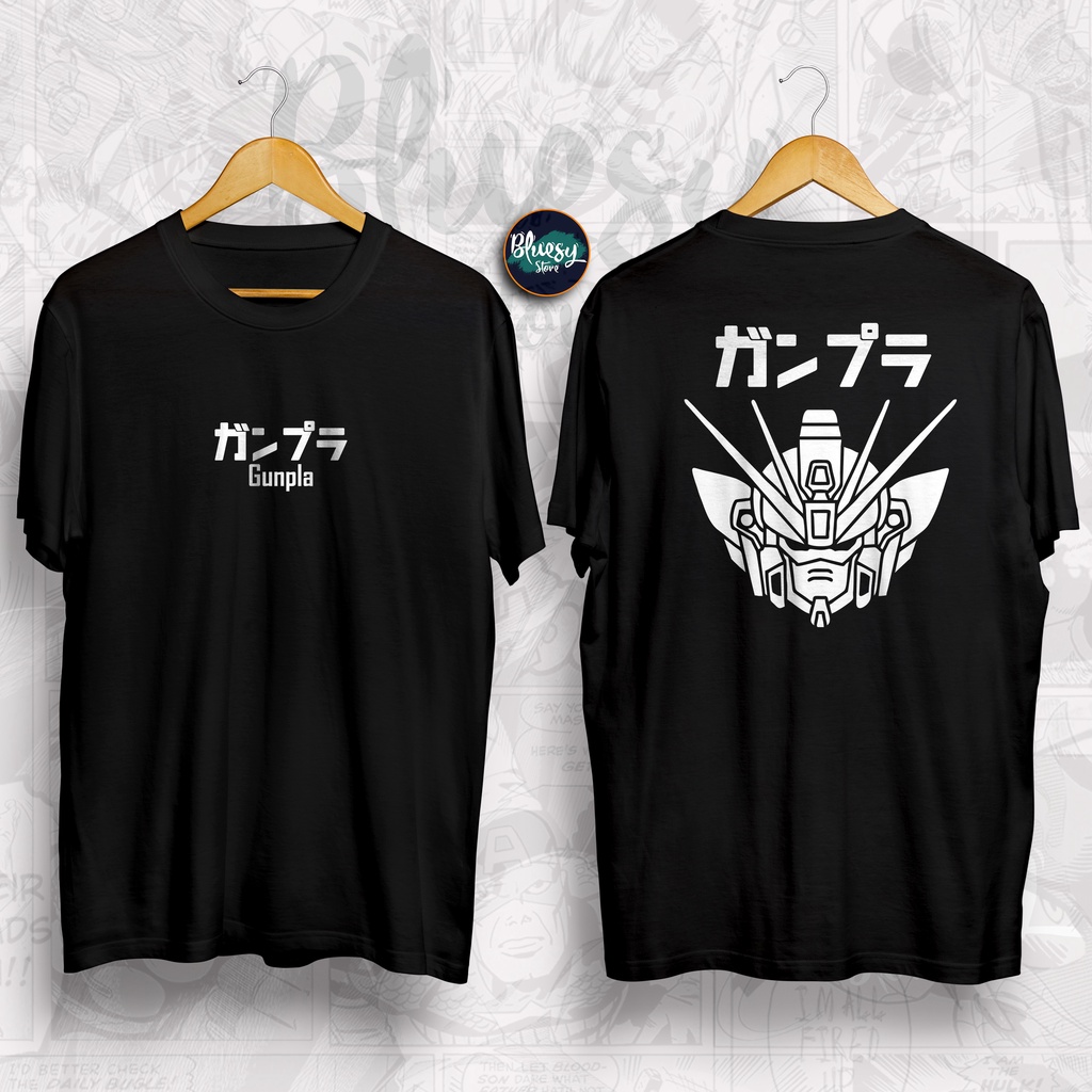 Kaos GUNDAM ANIME GUNPLA MECHA GUNDAM SERIES ROBOT JEPANG / BAJU GUNDAM SERIES GUNPLA BLUESYCLOTH