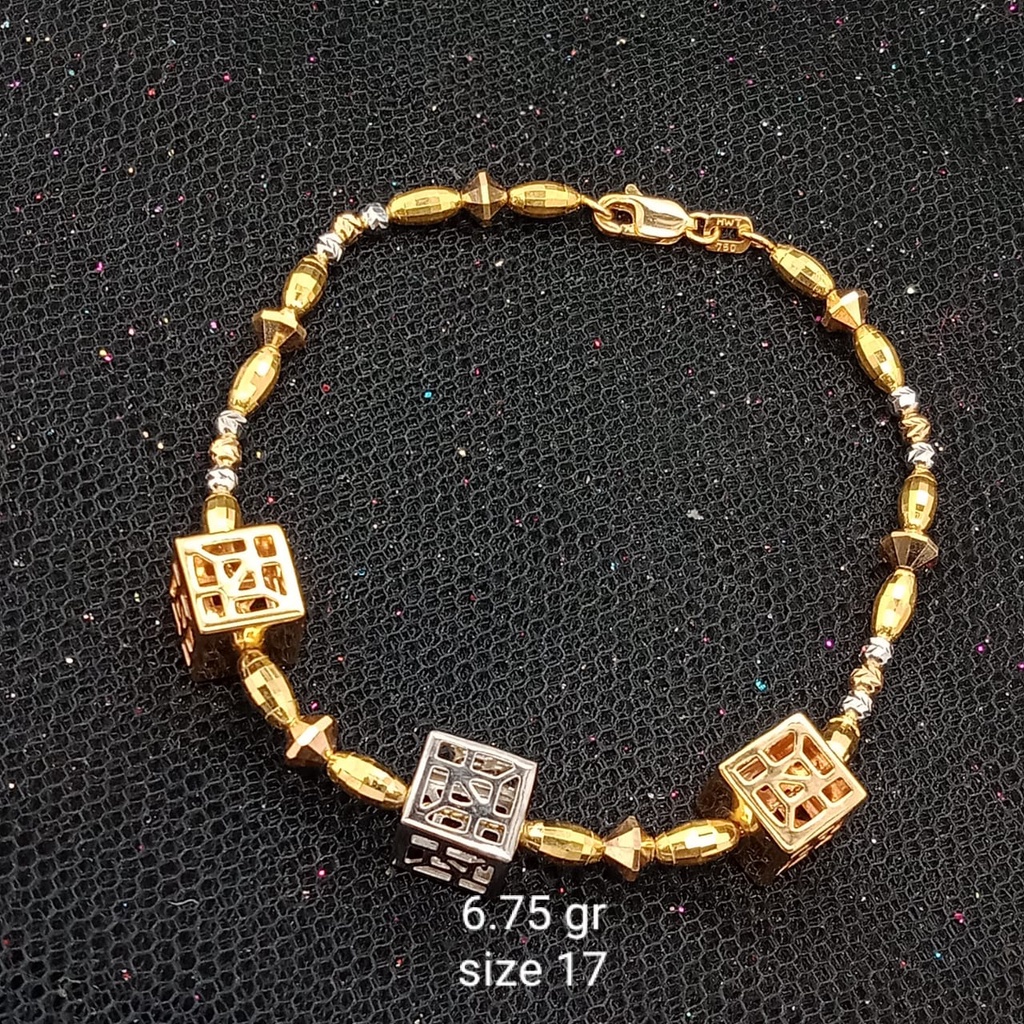 Gelang Emas 17K - 6.75 gr Kadar 750 - 233