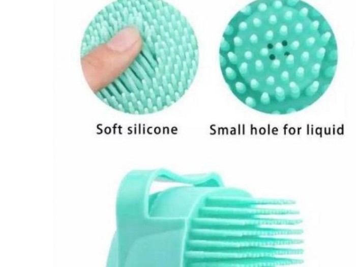 Sikat Mandi Dispenser Silikon Brush Shower / sikat mandi serbaguna