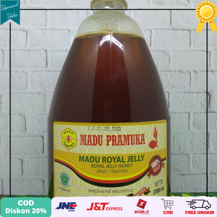 

◾COD◾ Madu Pramuka Royal Jelly 2000 ml atau 2 liter