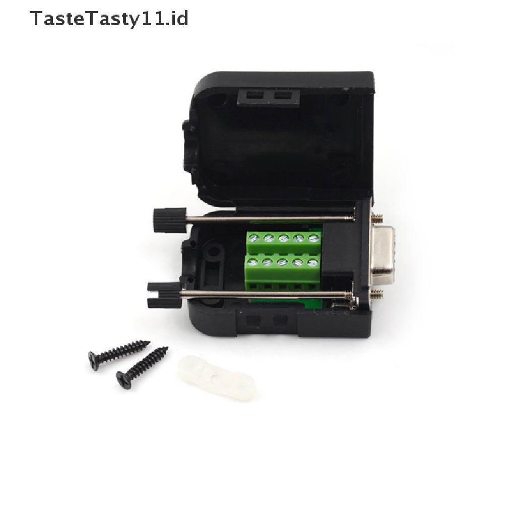 (TasteTasty) Db9 Konektor Terminal D-Sub 9 Pin Tanpa Solder